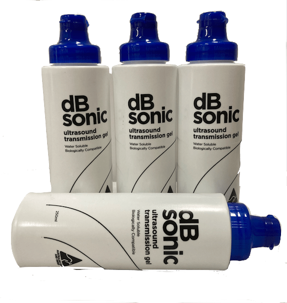 dB Sonic Ultrasound Gel-Clear 250ml Pack/4